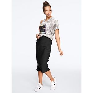 Pink VICTORIA SECRET SATIN MIDI SKIRT